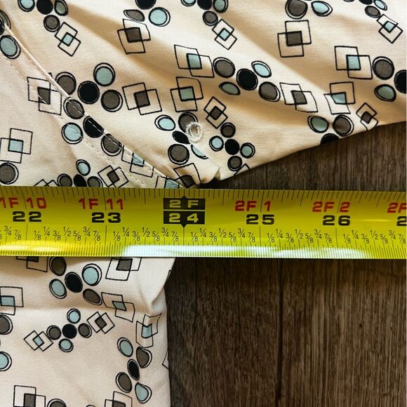 Nat Nast Mens Silk Shirt American Fit Geometric Print Button Down Size Large - Picture 14 of 14